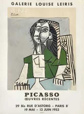Lithografie Picasso - Oeuvres Récentes, Galerie Louise Leiris