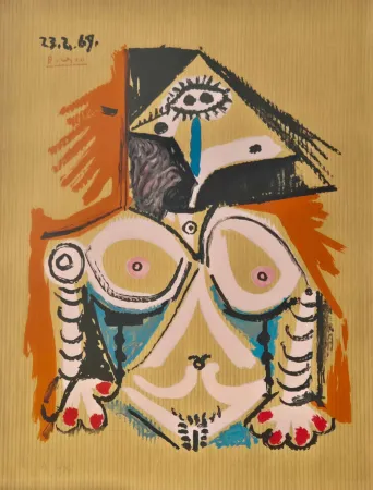 Lithografie Picasso - One plate, from Les Portraits Imaginaires (3)