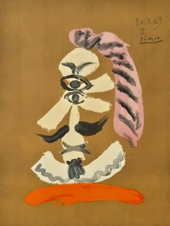 Lithografie Picasso - One plate, from Les Portraits Imaginaires (4)