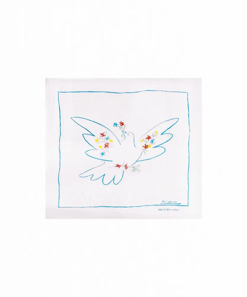 Zeefdruk Picasso -  PABLO PICASSO - COLOMBE DE LA PAIX, MOSCOU C.1957