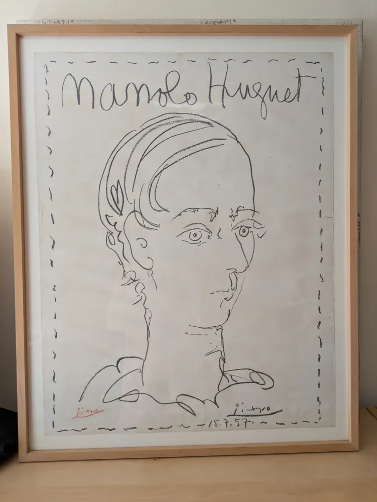 Lithografie Picasso - Pablo Picasso Manolo Huguet