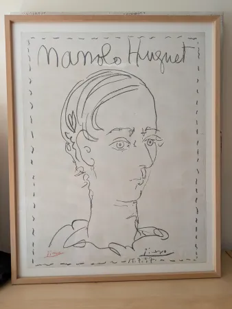 Lithografie Picasso - Pablo Picasso Manolo Huguet