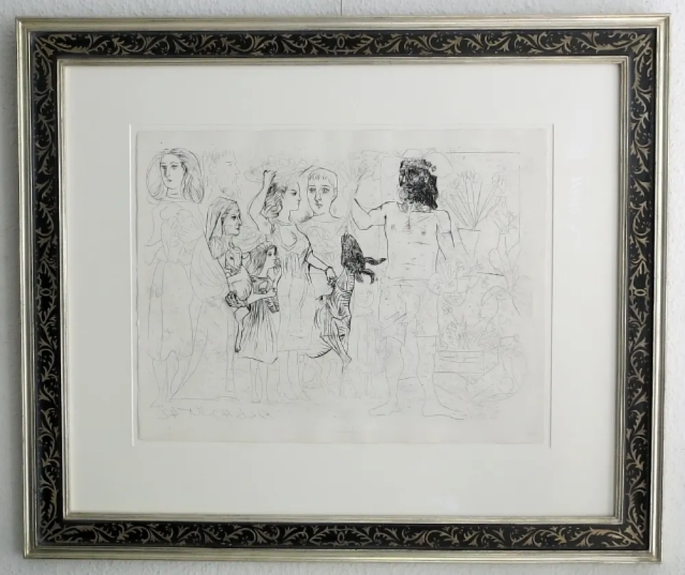 Lithografie Picasso - Paris 14. juillet 1942