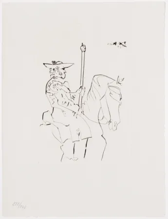 Gravure Picasso - Picador au Repos