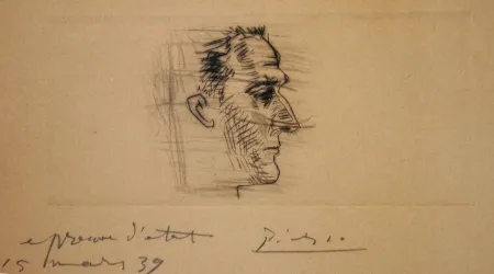 Droge Naald Picasso - Portrait de Marcel Boudin