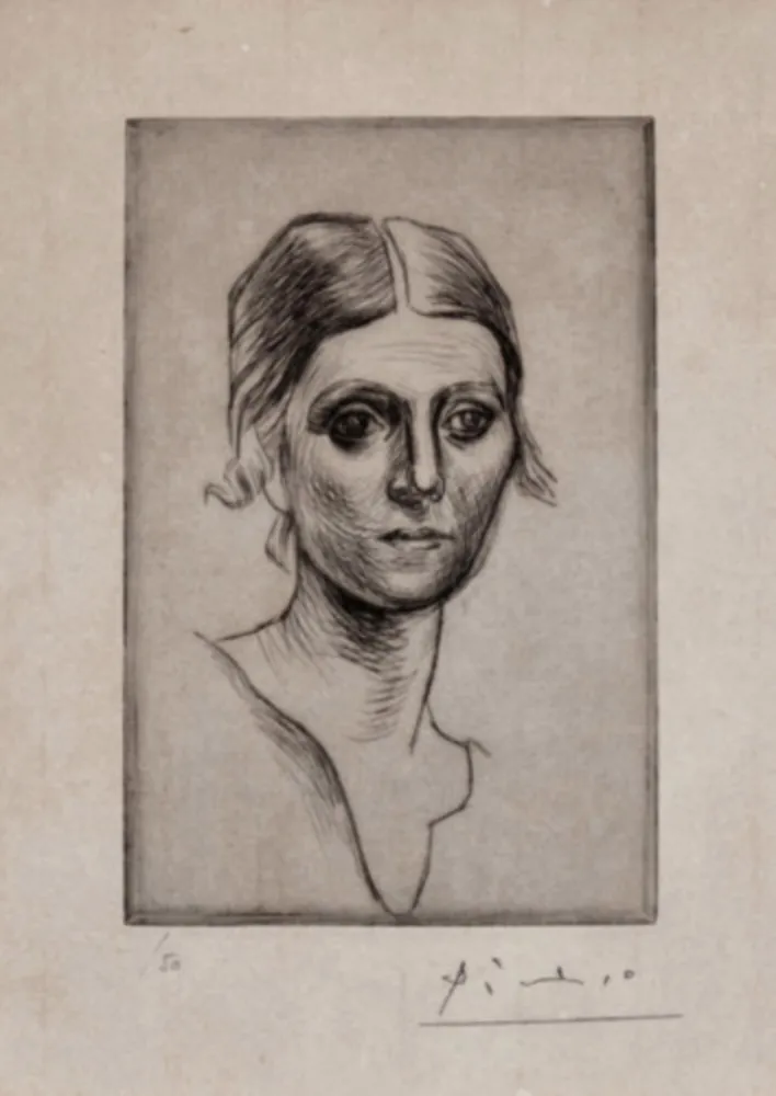 Droge Naald Picasso - Portrait d'Olga Picasso