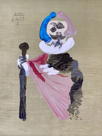 Lithografie Picasso - Portrait Imaginaires 6.4.69 I