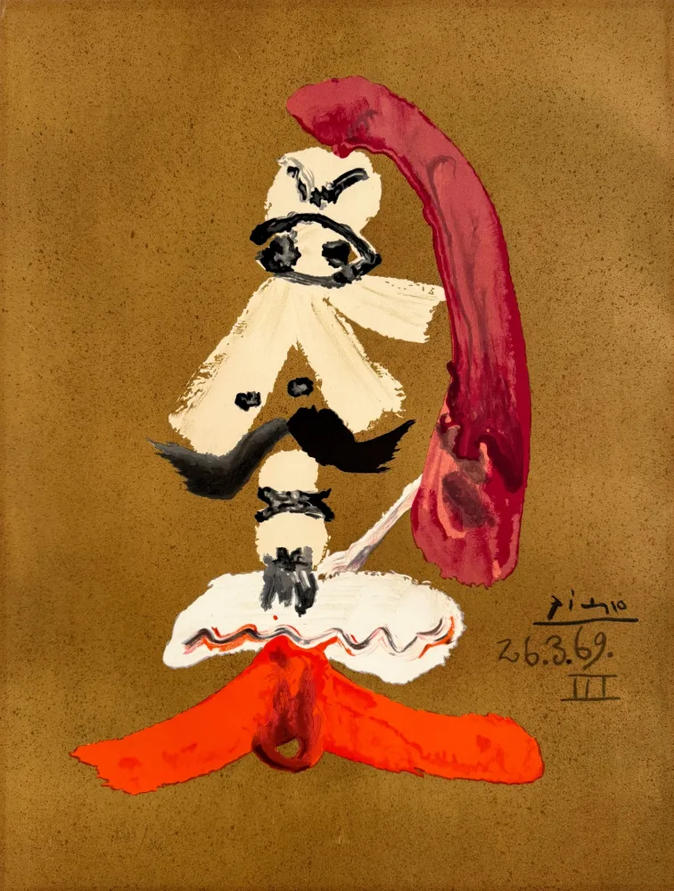 Lithografie Picasso - Portraits Imaginaires 26.3.69 III