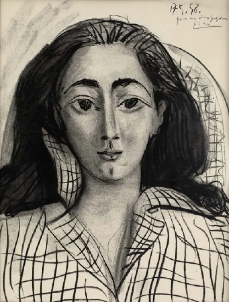 Lithografie Picasso - Retrato de Jacqueline