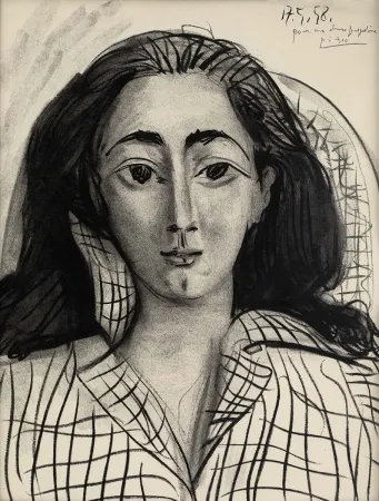 Lithografie Picasso - Retrato de Jacqueline