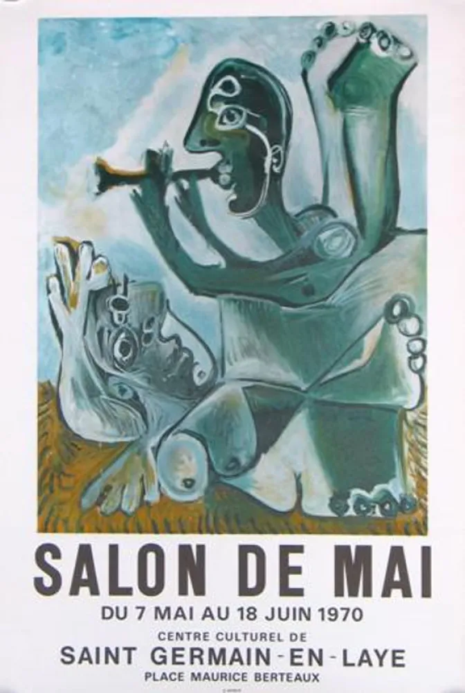 Lithografie Picasso - '' Salon de Mai ''