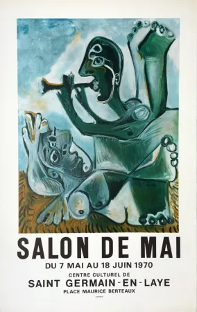 Lithografie Picasso - Salon de Mai – Saint Germain en Laye
