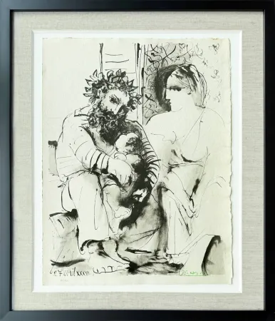 Lithografie Picasso - Scene de familie