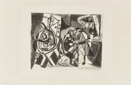 Lithografie Picasso - Scène d'intérieur