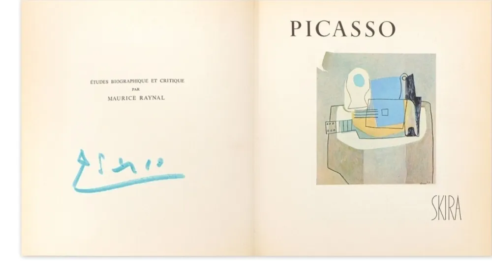 Geïllustreerd Boek Picasso - Signed The Taste of Our Time by Skira Raynal 1953 FIRST EDITION in French