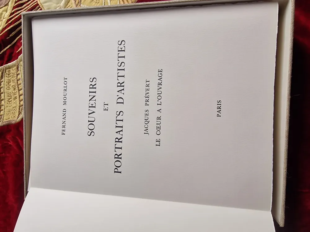 Lithografie Picasso - Souvenirs et Portraits d’Artistes 