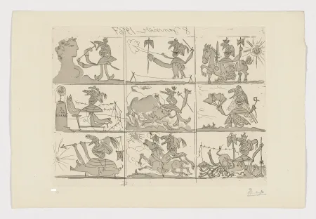 Ets En Aquatint Picasso - Sueño y mentiras de Franco