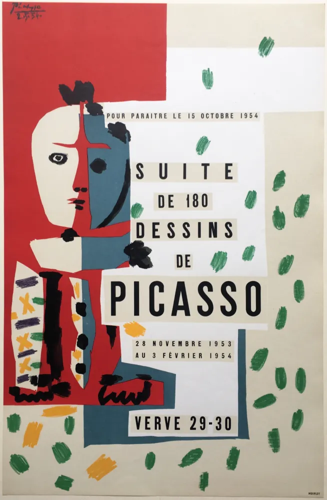 Lithografie Picasso - SUITE DE 180 DESSINS. VALLAURIS VERVE 29-30. 1953-1954