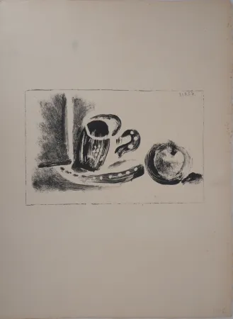 Lithografie Picasso - Tasse et pomme