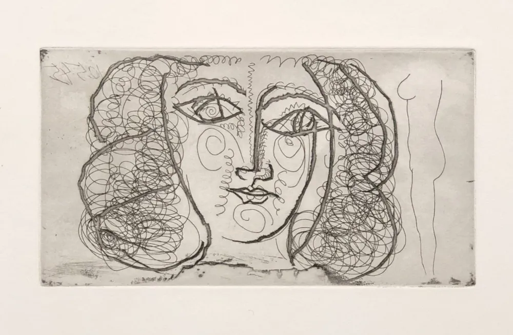 Geen Techniek Picasso -  Tete de femme de face (Small)) 