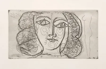 Geen Techniek Picasso -  Tete de femme de face (Small)) 