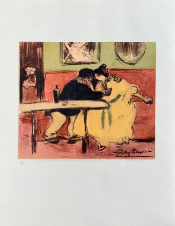Lithografie Picasso - The Divan