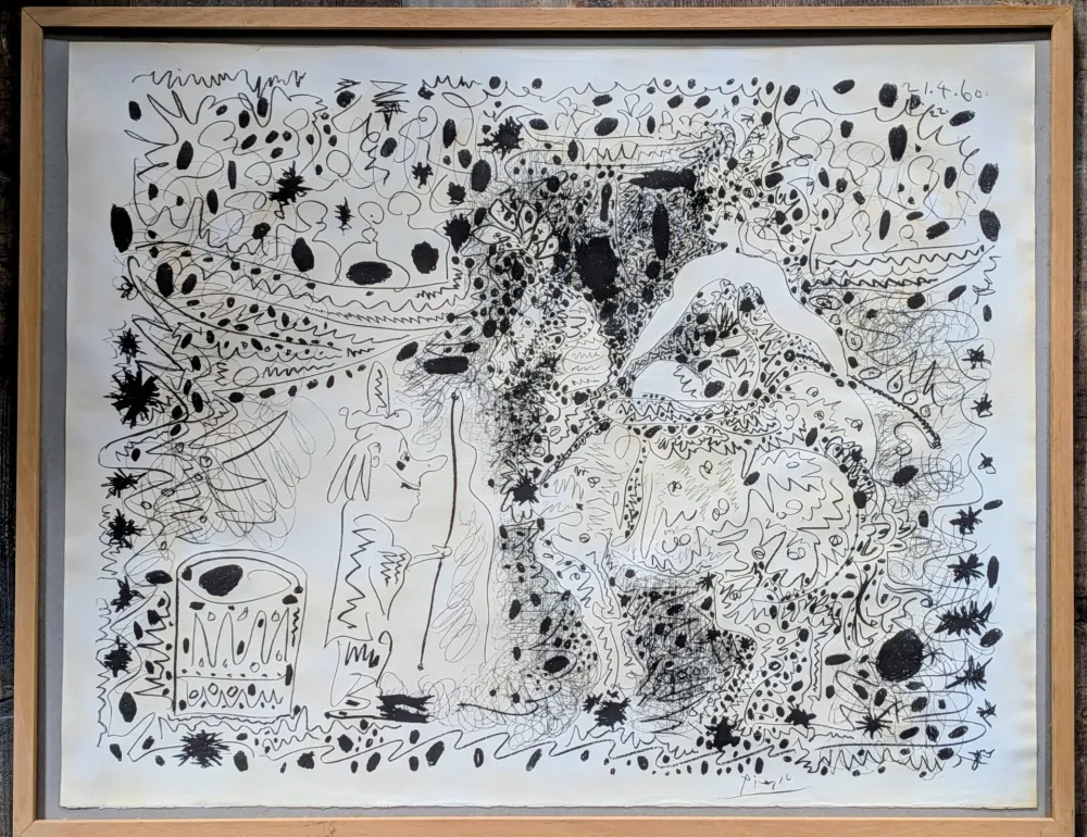 Lithografie Picasso - The Horsewoman / L’Ecuyère - Rare Original Lithograph on wove paper, 1960