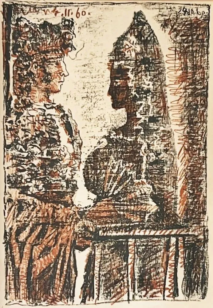 Lithografie Picasso - Torrero et dame