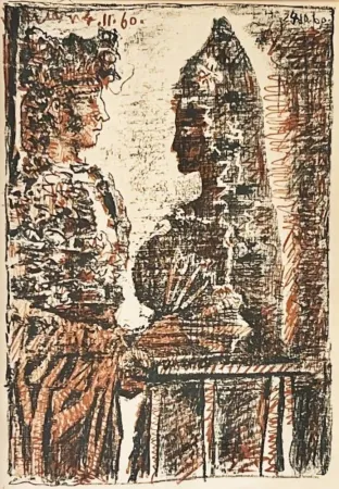 Lithografie Picasso - Torrero et dame