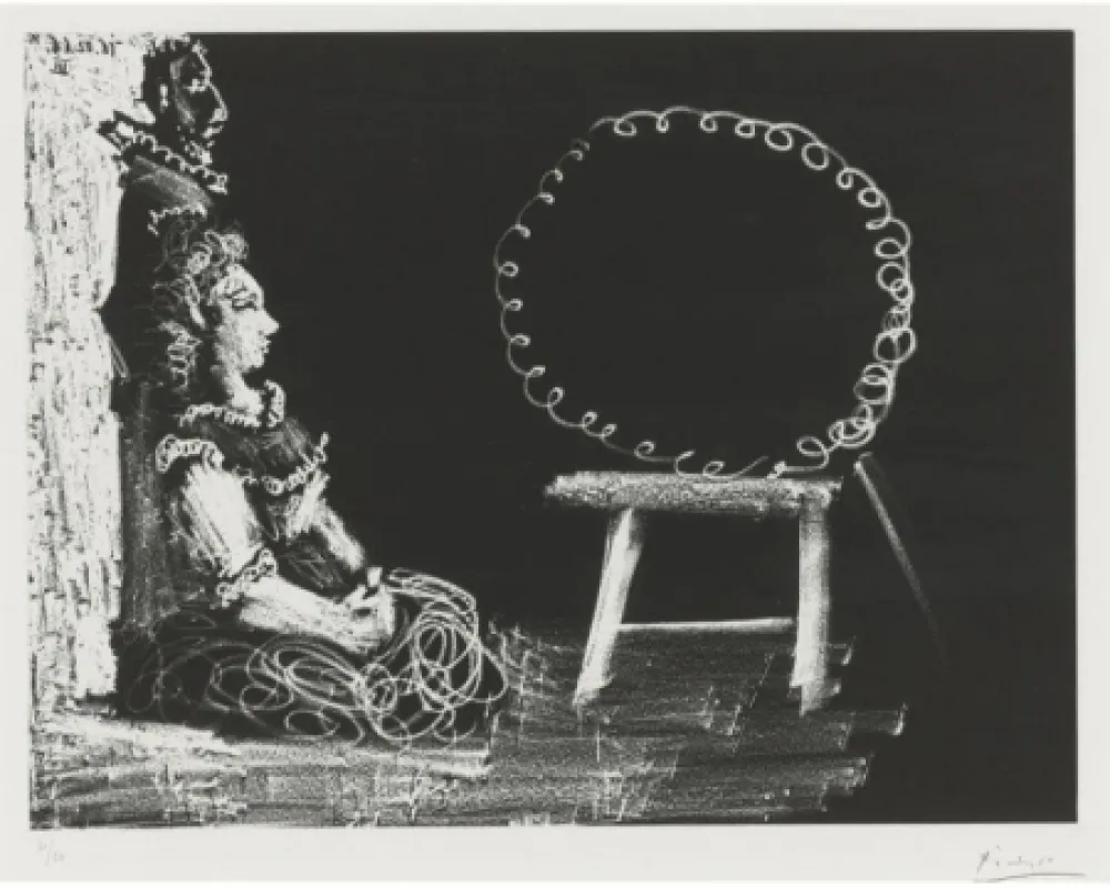 Aquatint Picasso - Un couple d'amateurs