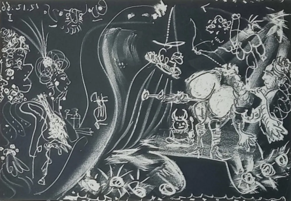 Ets En Aquatint Picasso - Untitled from Le Cocu Magnifique