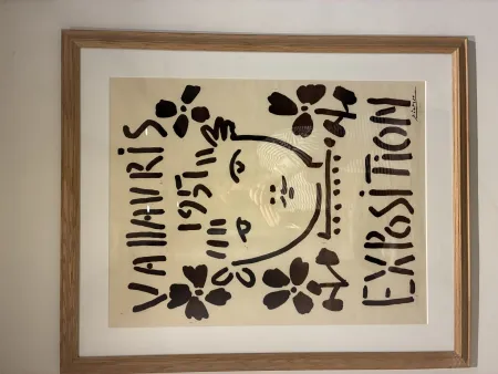 Linosnede Picasso - Vallauris Exposition, 1951