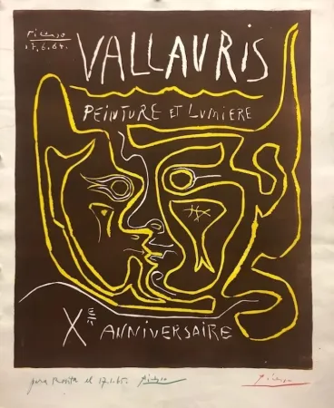 Linosnede Picasso - Vallauris, peinture et lumière X Anniversaire