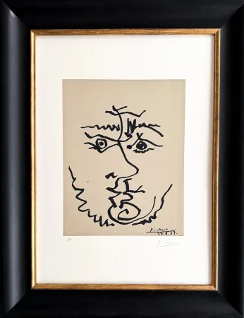 Lithografie Picasso - Visage