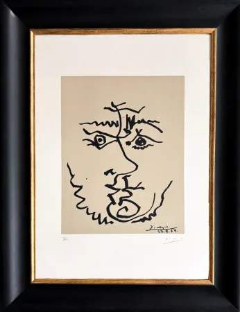 Lithografie Picasso - Visage