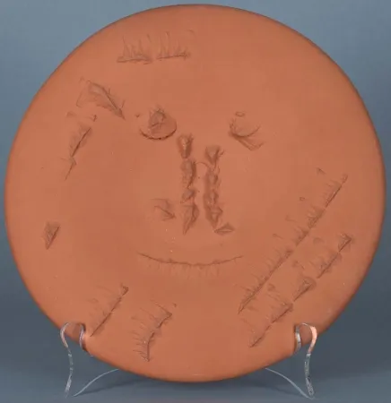 Keramiek Picasso - Visage de face (Full-face Face), 1963