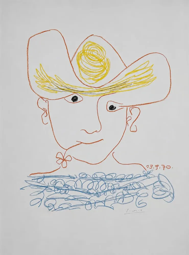 Lithografie Picasso - Young Spanish Peasant