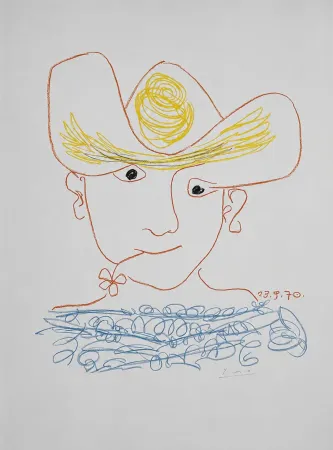 Lithografie Picasso - Young Spanish Peasant
