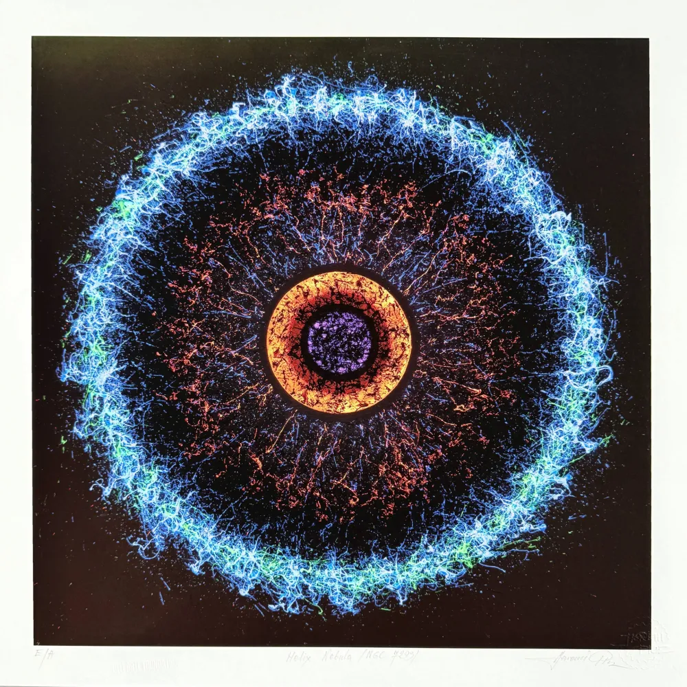 Digitale Print Picz - Helix Nebula NGC 7293