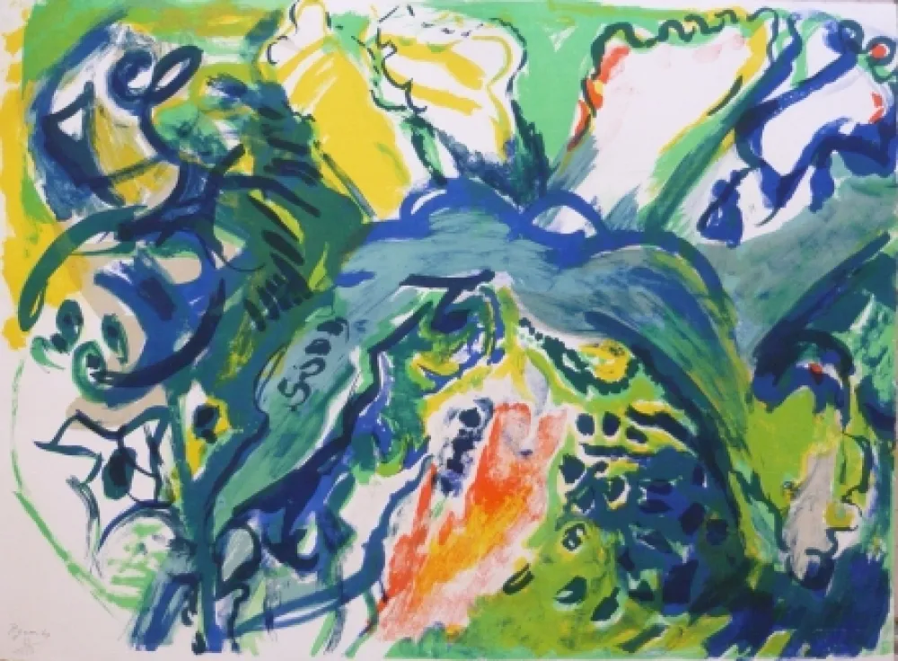 Lithografie Pignon - Composition