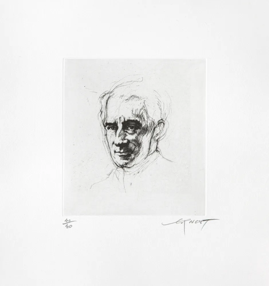 Gravure Pignon-Ernest - Maurice Ravel