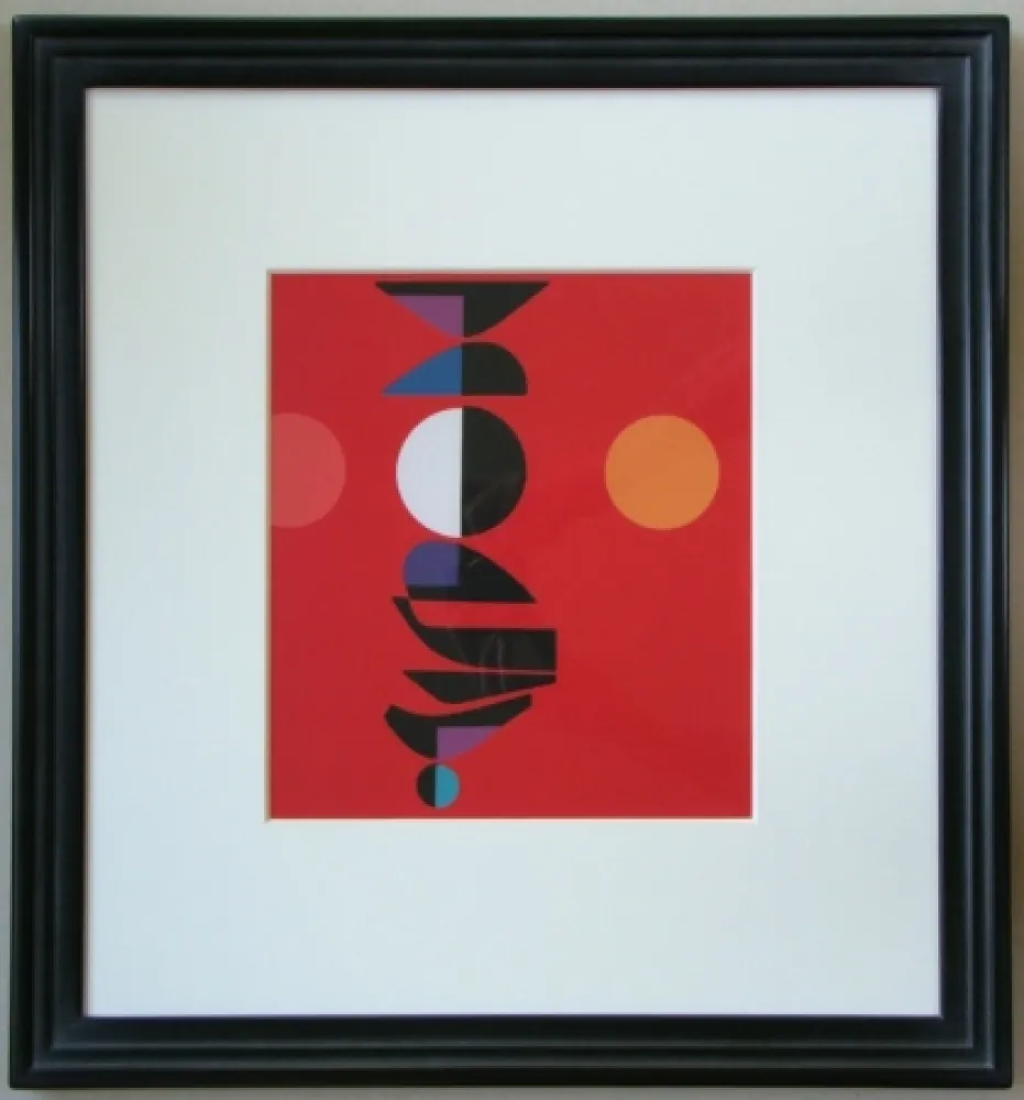 Zeefdruk Pillet - Composition, 1967