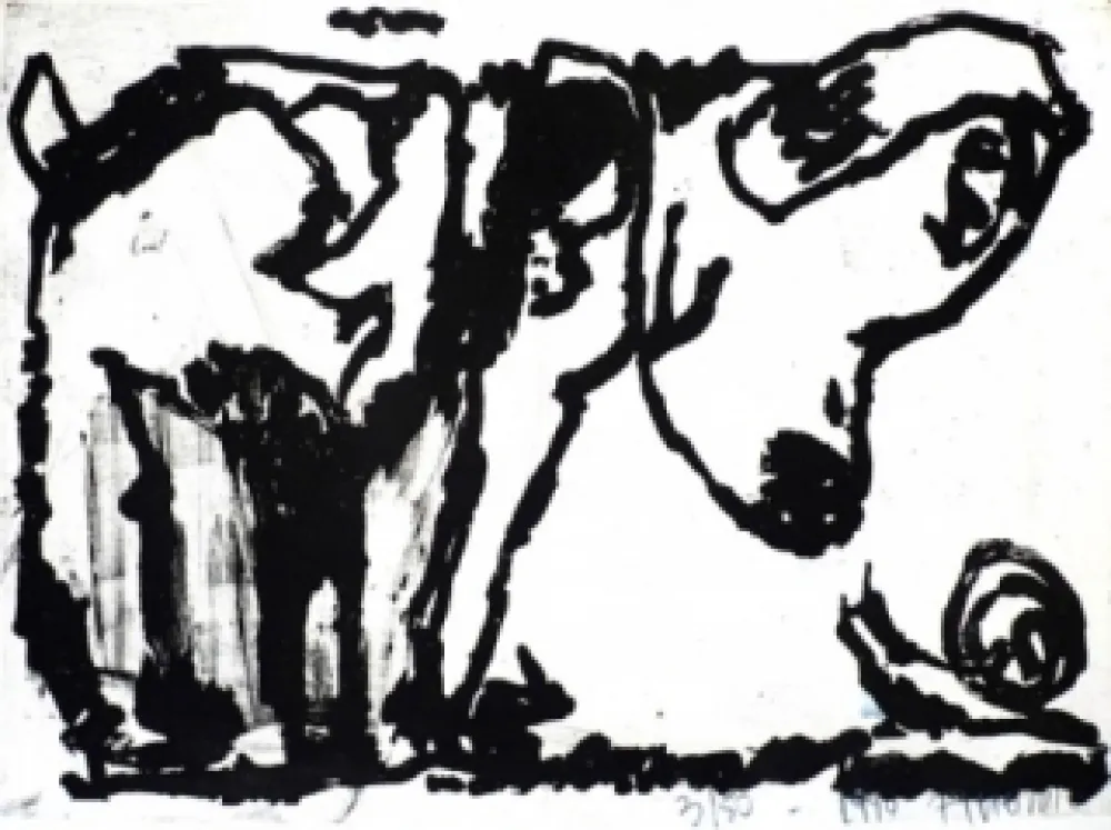 Aquatint Pincemin - Sans titre