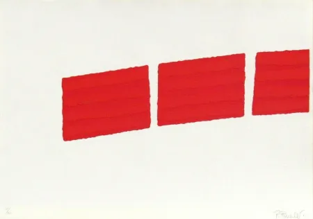 Zeefdruk Pinelli - Pittura R (b)