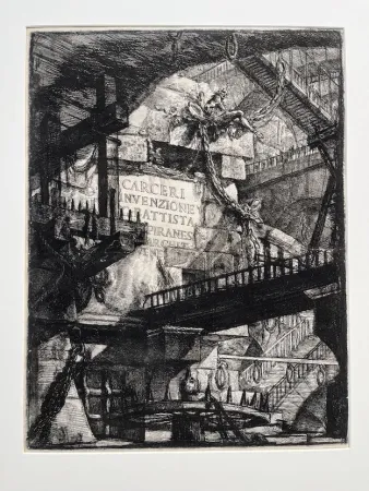Ets Piranesi - Carceri d'invenzione frontispicio