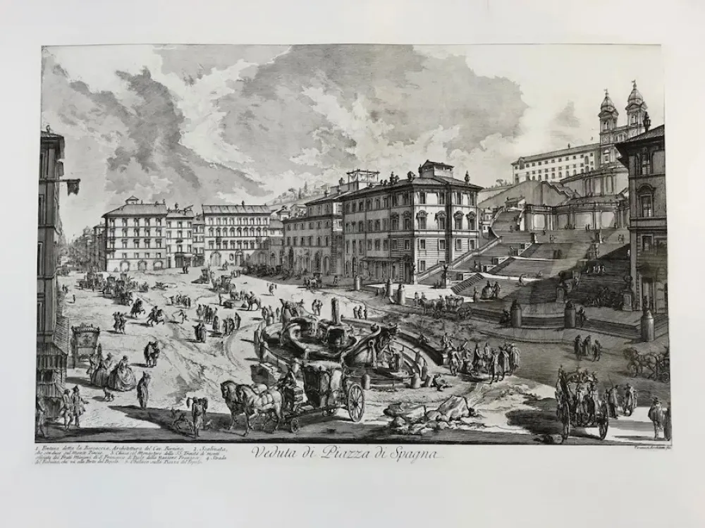 Ets Piranesi - Veduta de la Piazza di Spagna