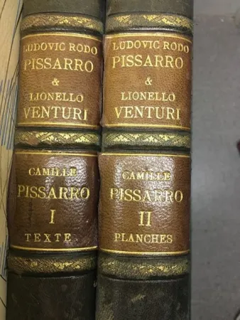 Geïllustreerd Boek Pissarro - CAMILLE PISSARRO, SA VIE SON ŒUVRE. Catalogue raisonné. 2 volumes.
