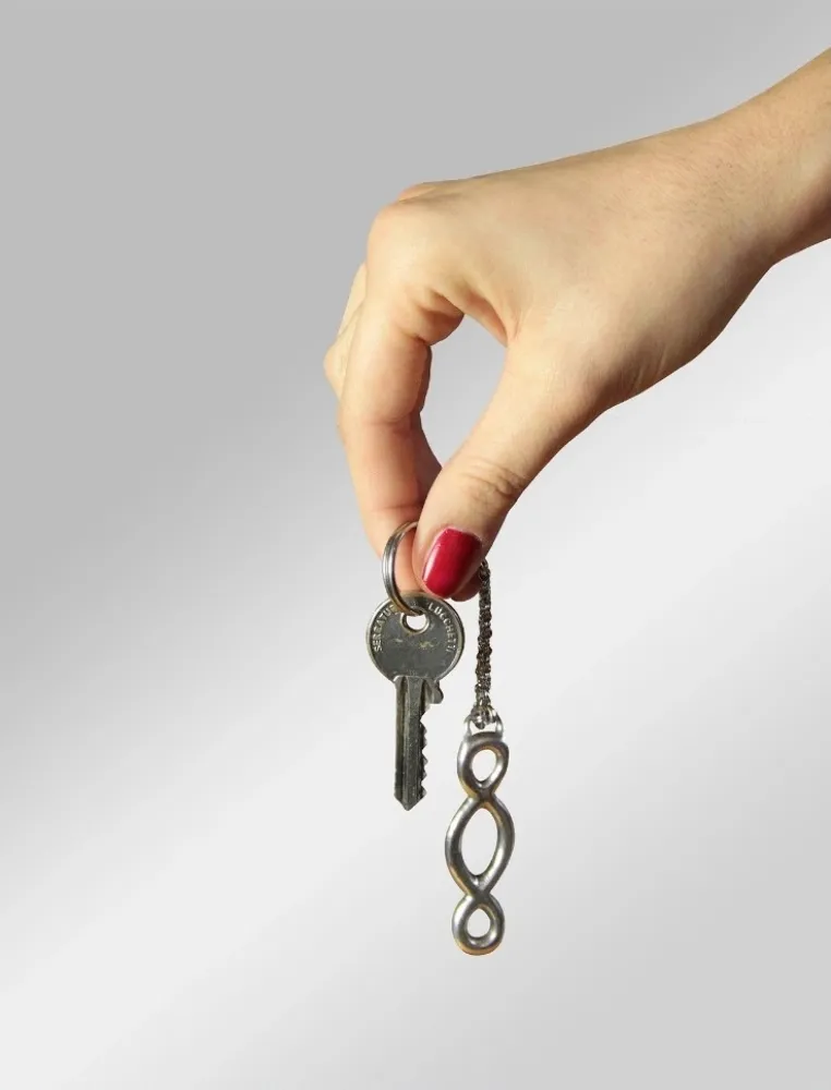 Zeefdruk Pistoletto - Chiavi in mano