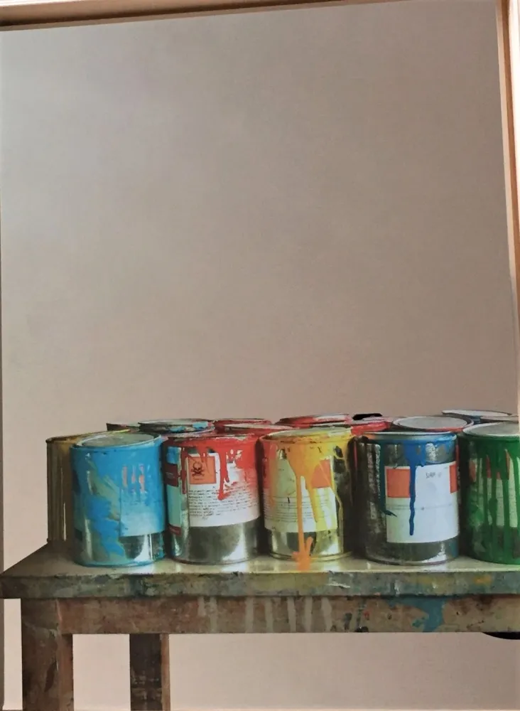 Zeefdruk Pistoletto - L'arte di stampare l'arte: Arte 3 40 anni.