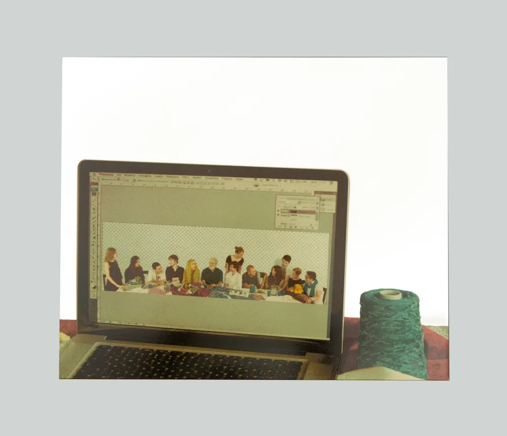 Zeefdruk Pistoletto - Prima scena